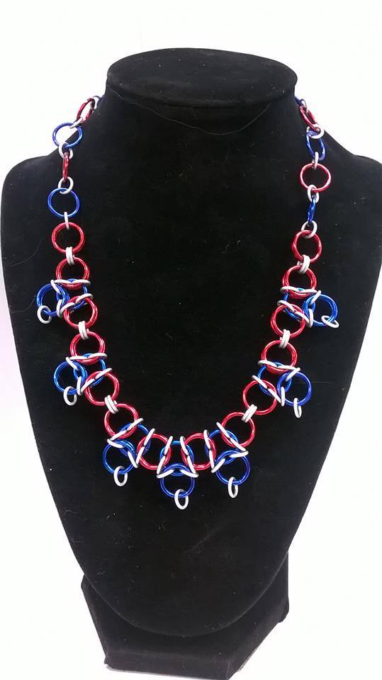 4th of July Necklace