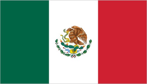 Mexico Flag Magnet Mini