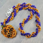 D20 captured necklace with dragon head clasp