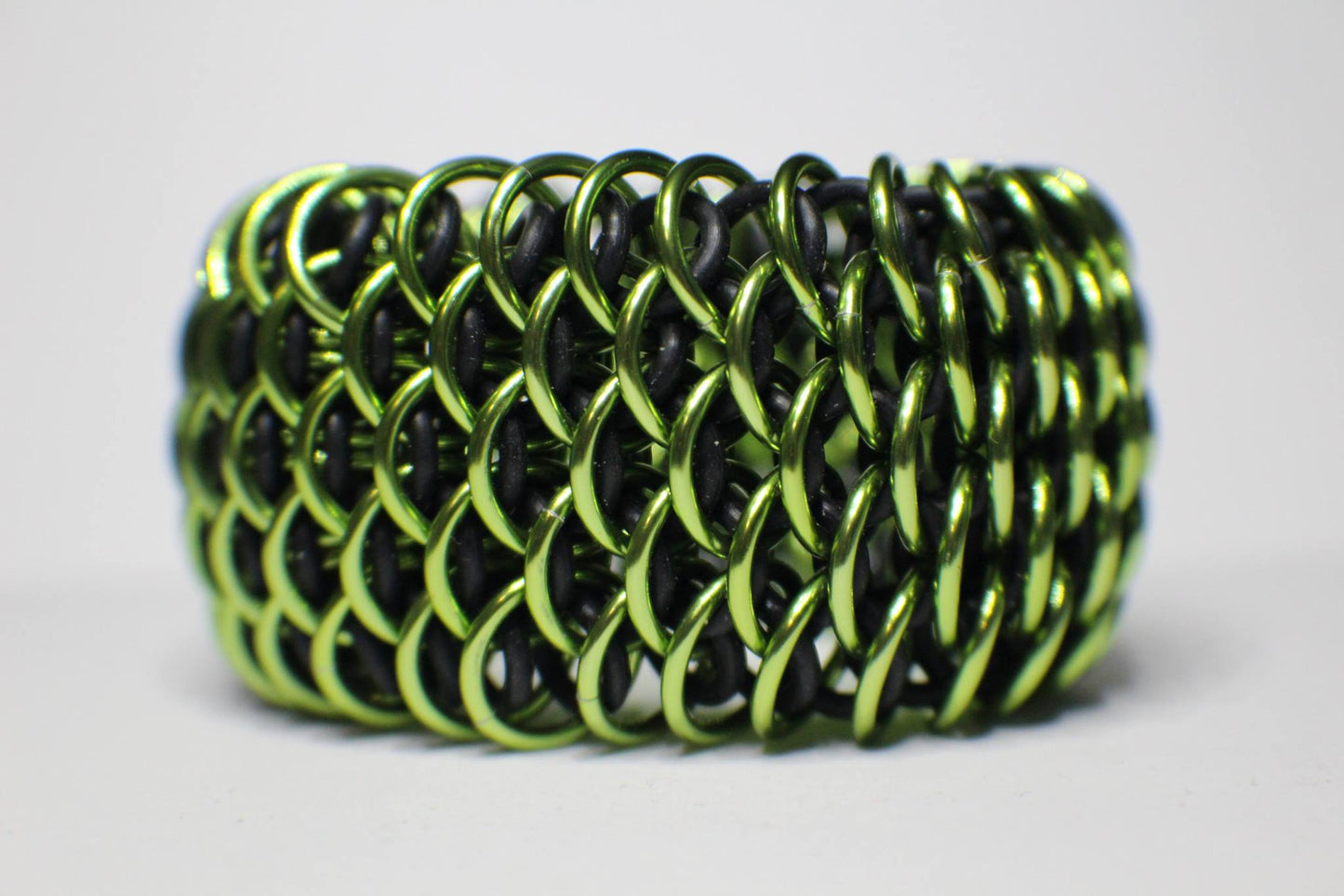 Lime Green Dragonscale Cuff